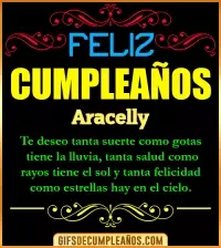 GIF Frases de Cumpleaños Aracelly